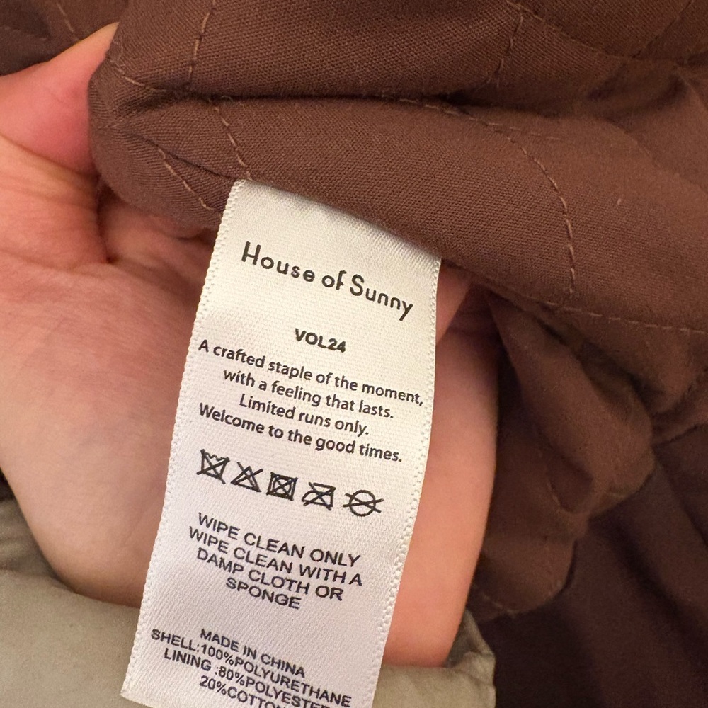 House of Sunny take a trip racer Brown Jacket - Picture 13 of 15